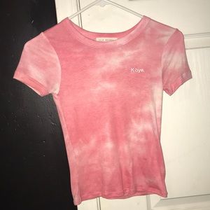 Ty-dye Tight crop t-shirt from pacsun